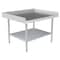 Koolmore 16 Gauge Stainless Steel Commercial Equipment Stand - 360 x 24 Heavy Duty Griddle Stand w/Undershelf EQT-163036 - alternate 2